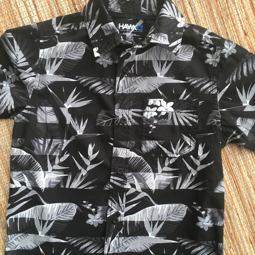 Boys Tony Hawk Aloha Camp Shirt